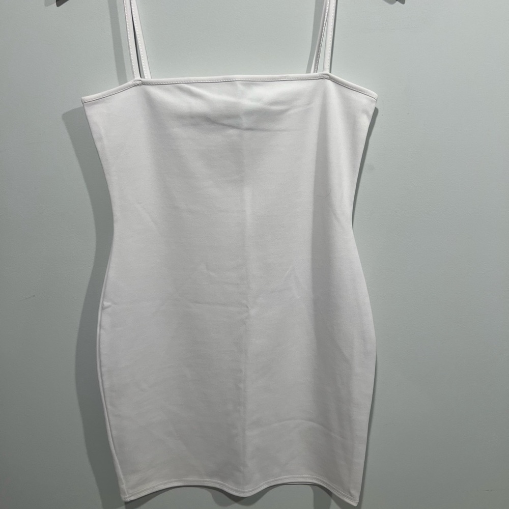 PrettyLittleThing White Bodycon Dress